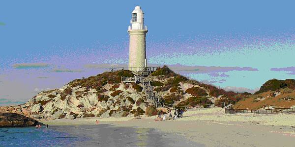 Der Leuchtturm von Rottnest